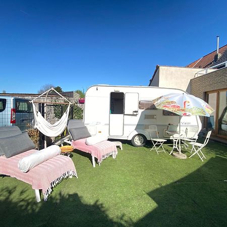 Gardencaravan Near Ghent In Green Area Extérieur photo
