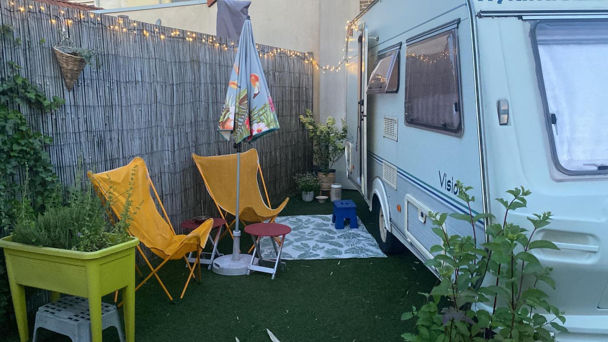 Gardencaravan Near Ghent In Green Area Extérieur photo